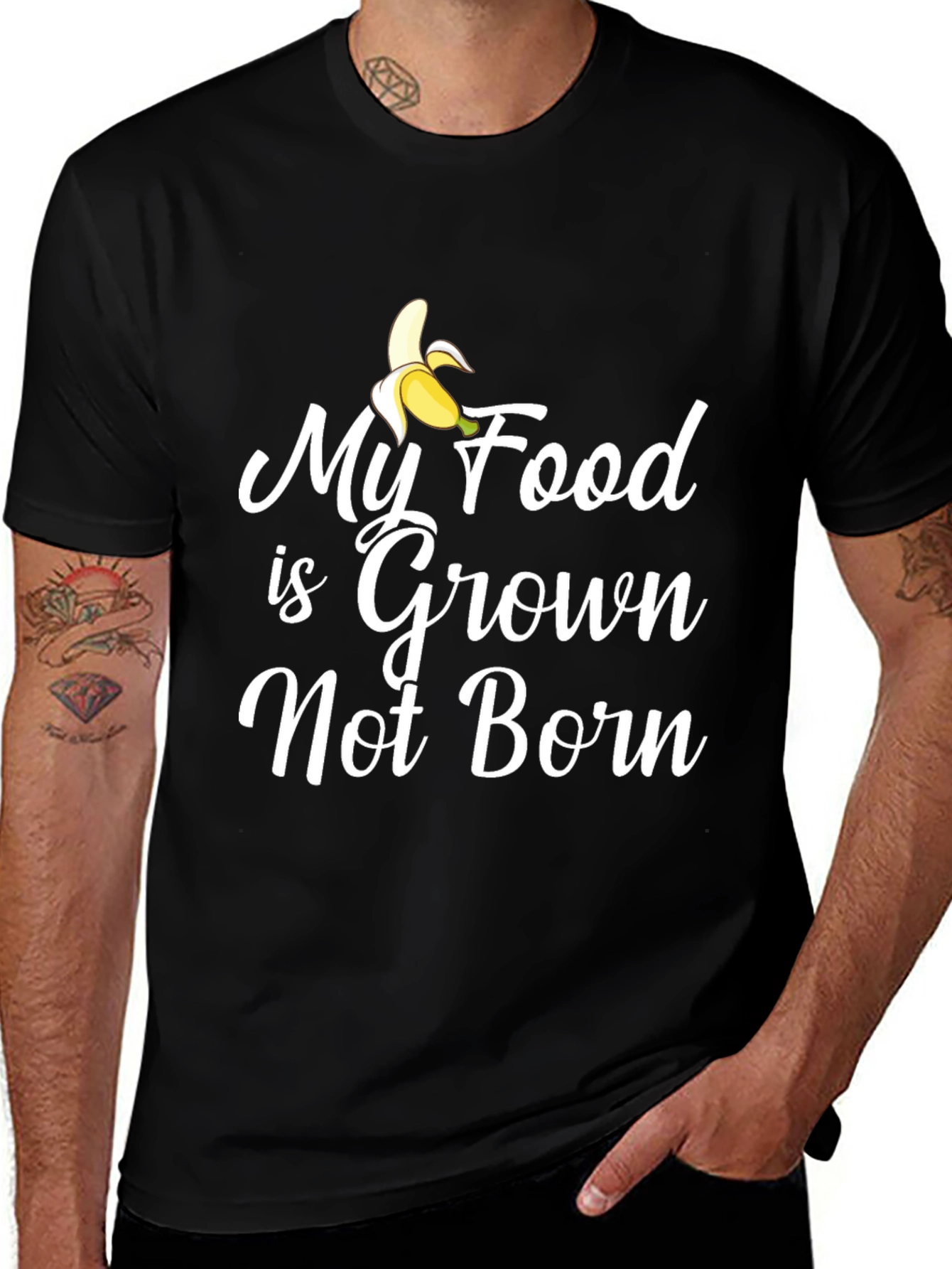 Vegan Grown Not Born T-Shirt