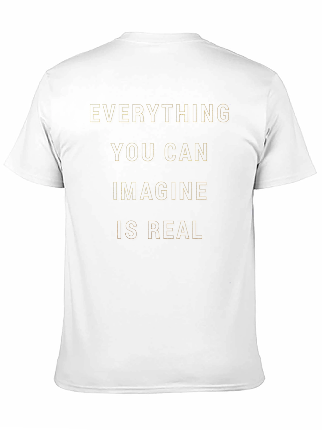 Inspirational Graphic Tee - Imagine is Real
