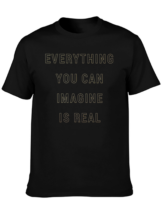 Inspirational Graphic Tee - Imagine is Real