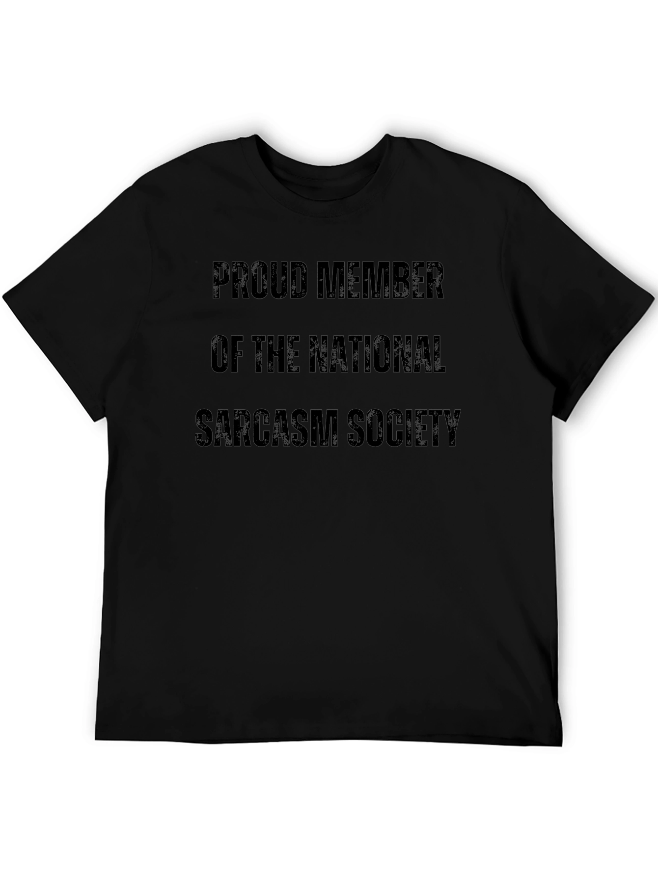 Sarcasm Society T-Shirt - National Humor Club Apparel