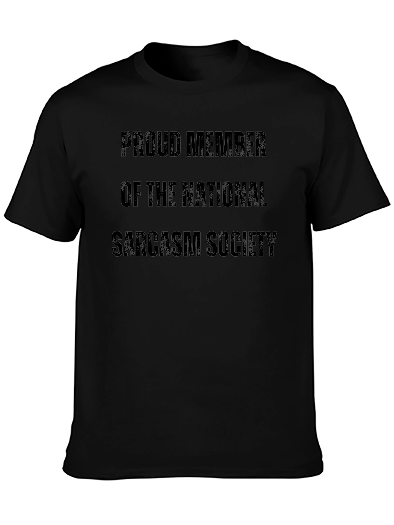 Sarcasm Society T-Shirt - National Humor Club Apparel