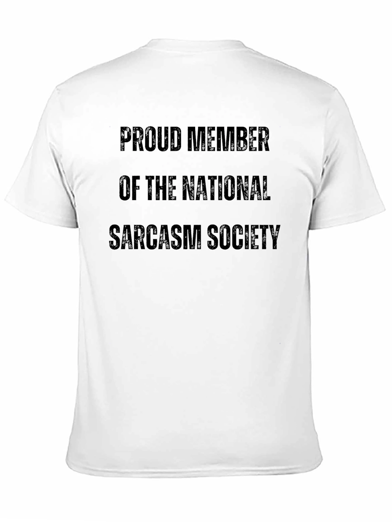Sarcasm Society T-Shirt - National Humor Club Apparel