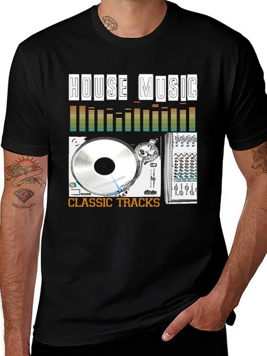 House Music Classic Tracks T-Shirt DJ Record