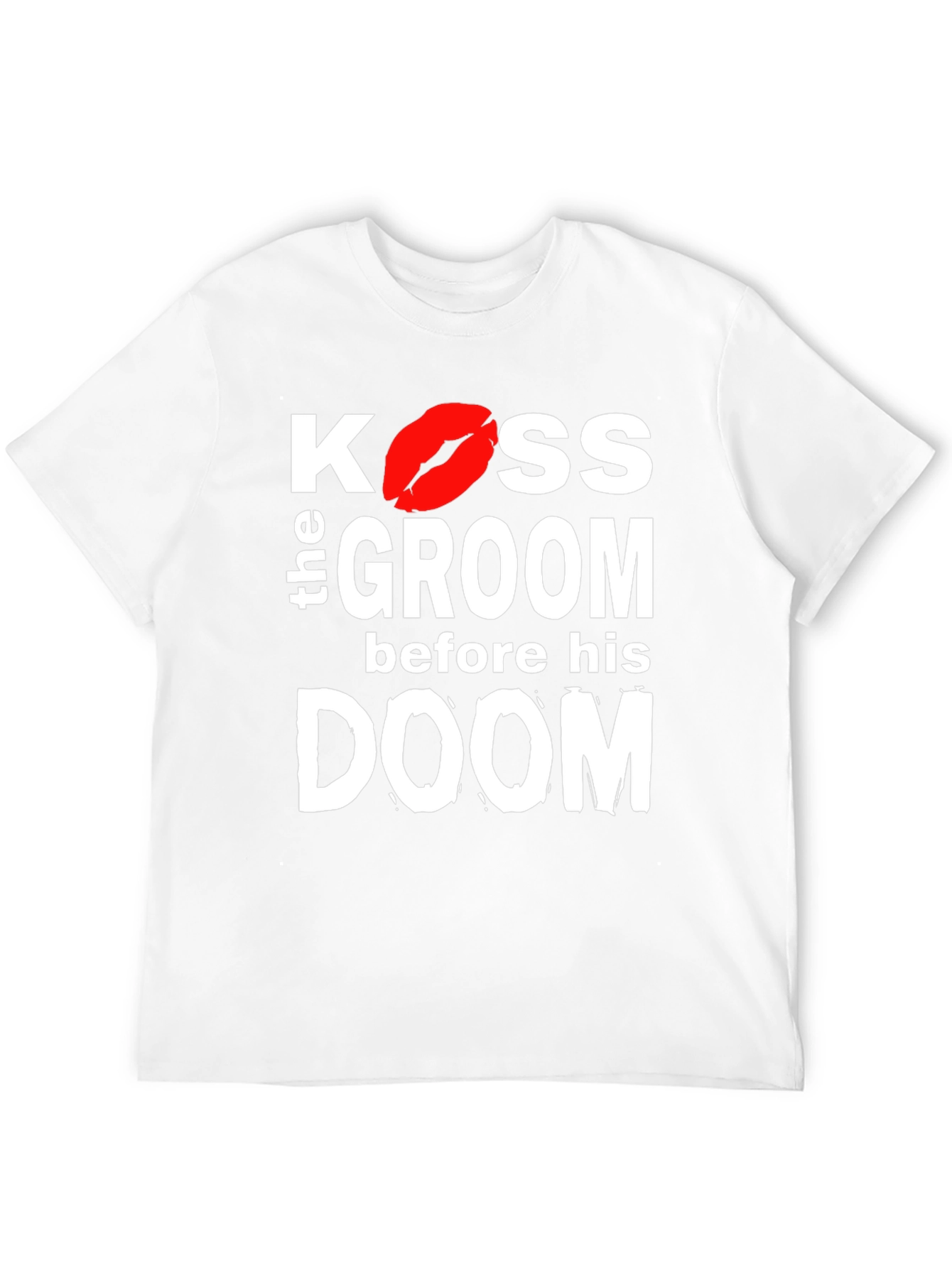 Kiss the Groom T-Shirt - Bachelor Party