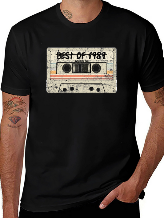 Best of 1989 Cassette Tape Graphic T-Shirt