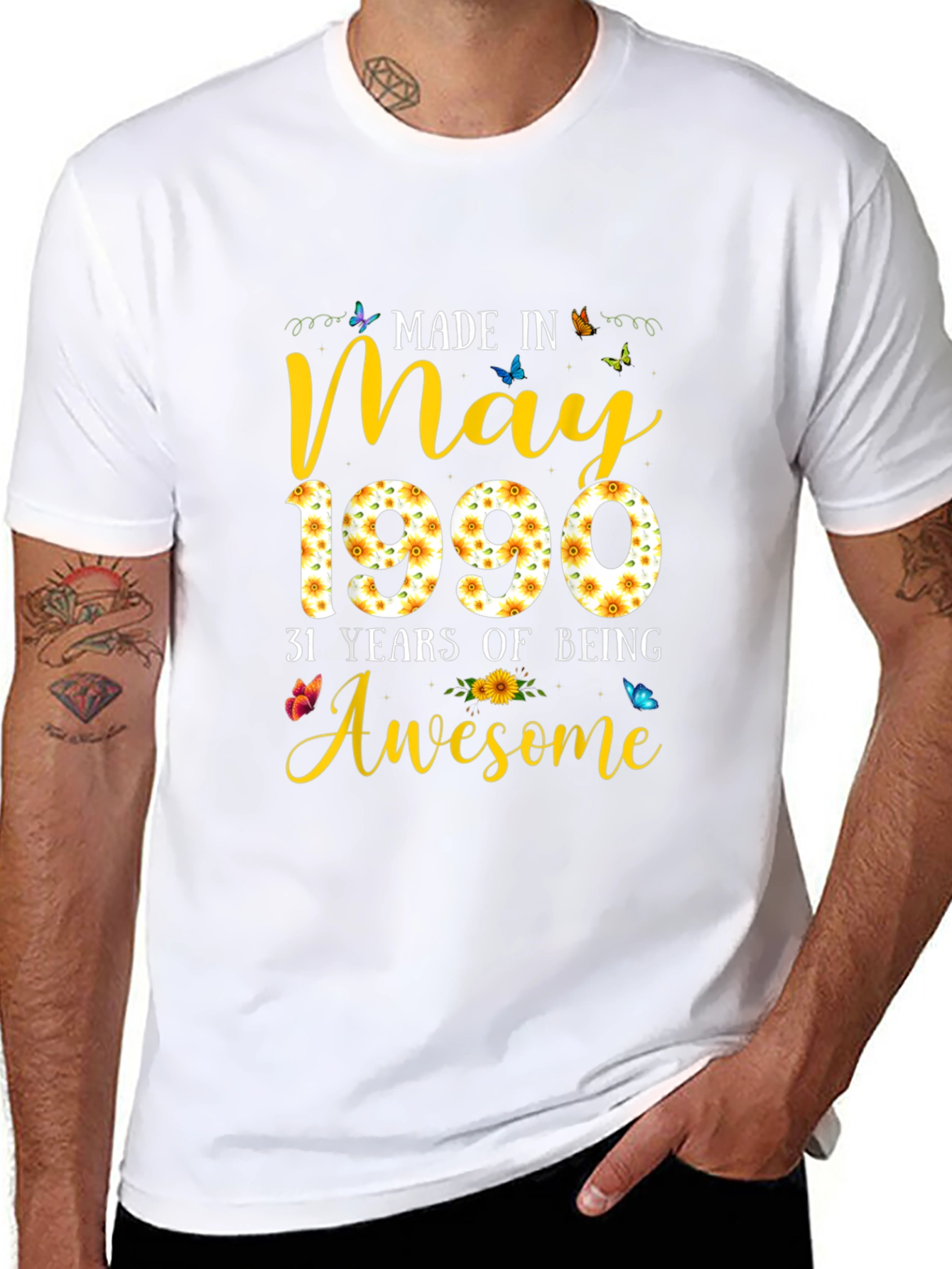 Made in May 1990 Graphic T-Shirt