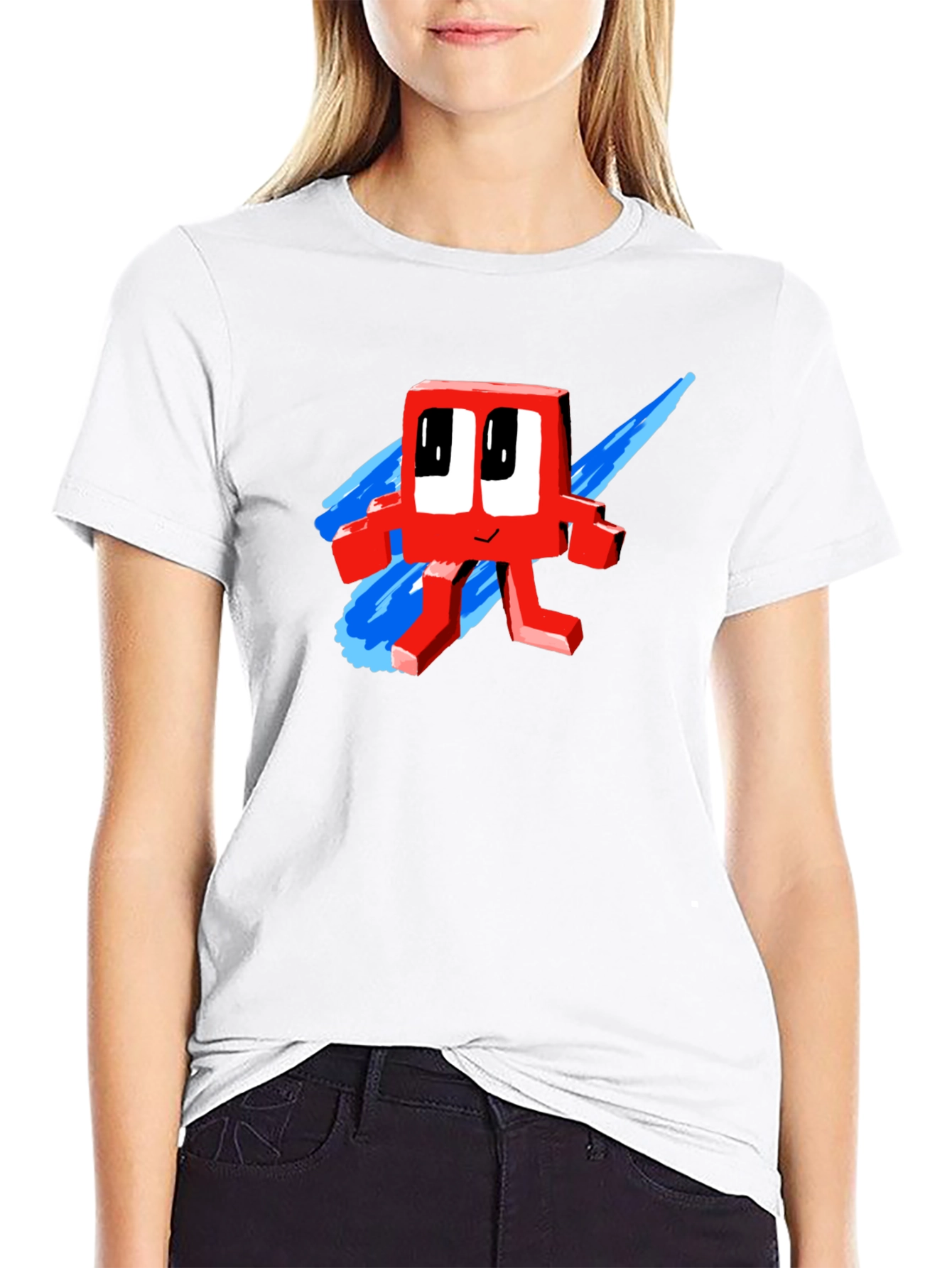 Retro Red Character T-Shirt