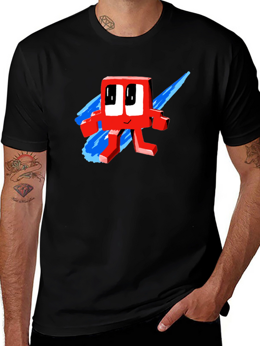Retro Red Character T-Shirt