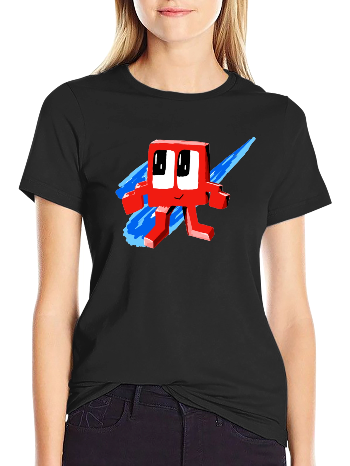Retro Red Character T-Shirt