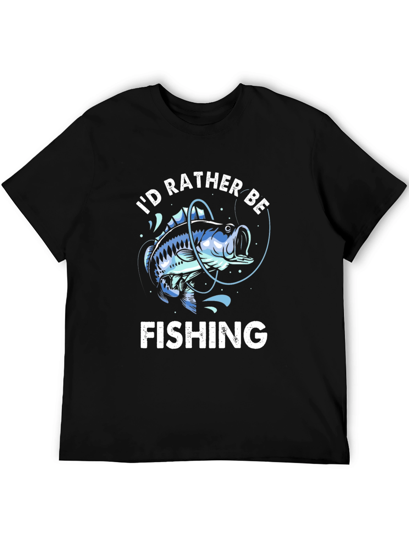 Id Rather Be Fishing Graphic T-Shirt