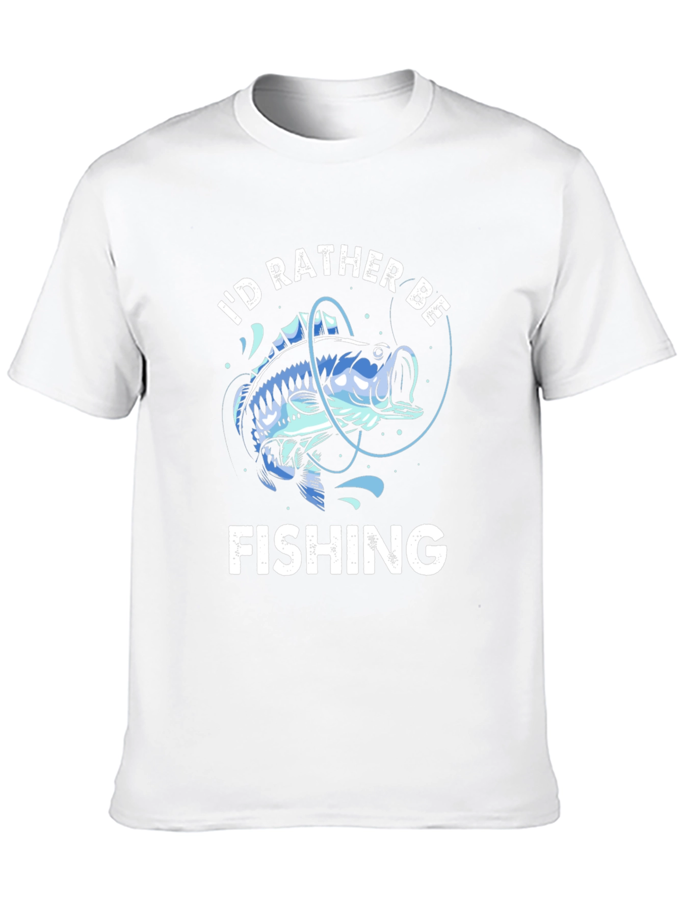 Id Rather Be Fishing Graphic T-Shirt