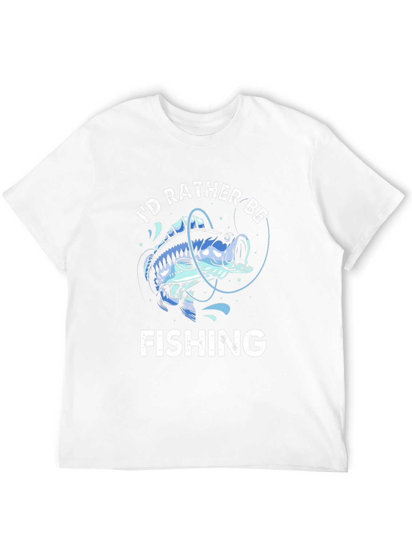 Id Rather Be Fishing Graphic T-Shirt