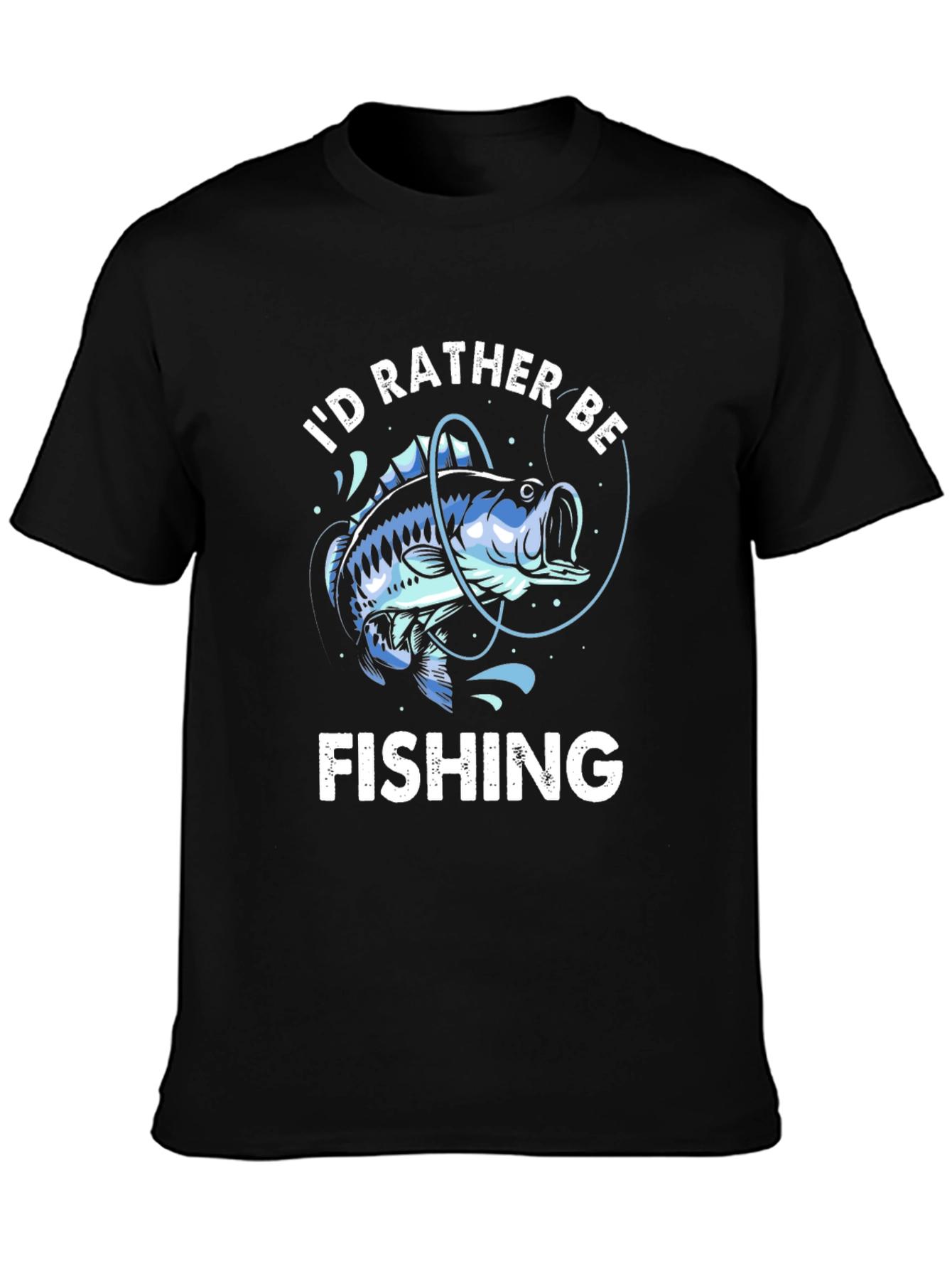 Id Rather Be Fishing Graphic T-Shirt