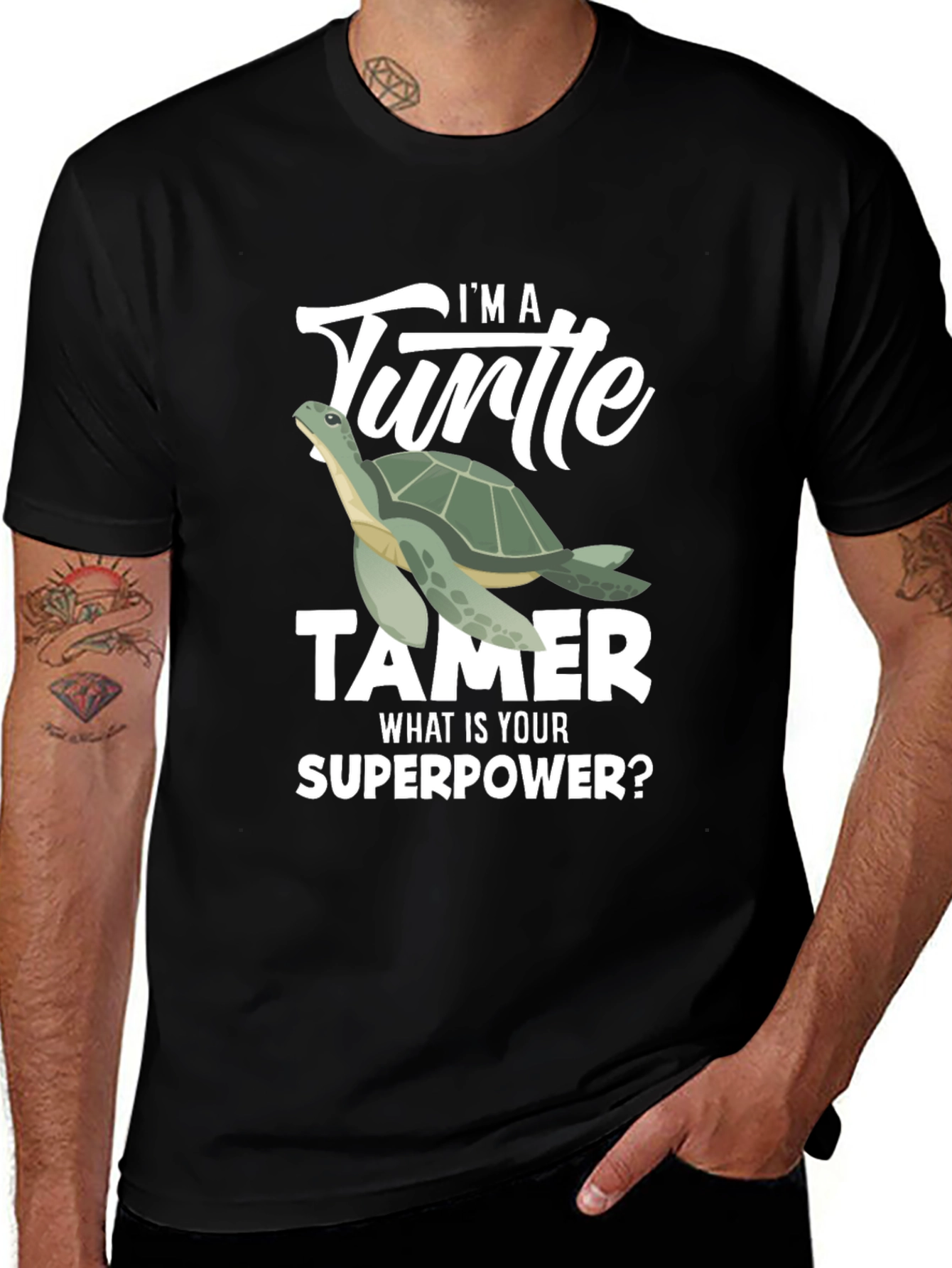 Turtle Tamer Superpower Graphic Tee