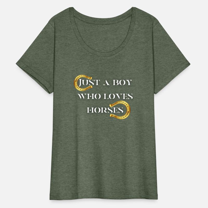 JUST a boy who loves horses, gift for horse lover