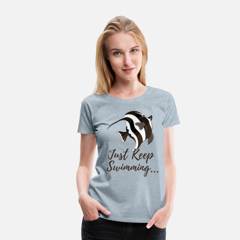 Just Keep Swimming Motivational T-shirt