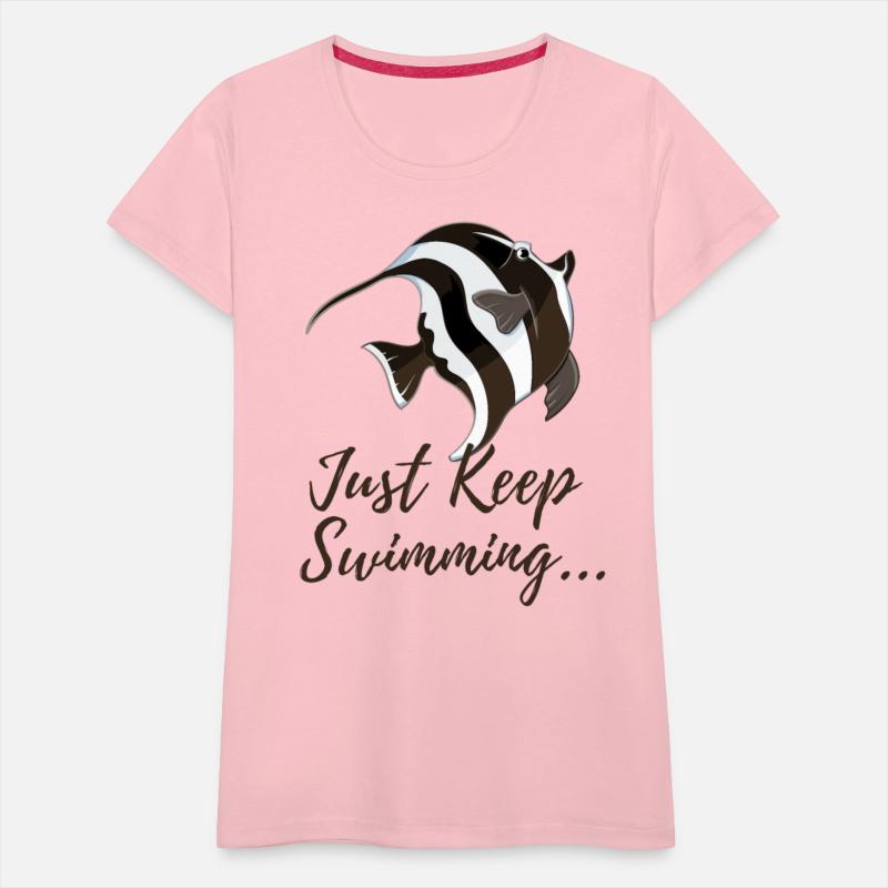 Just Keep Swimming Motivational T-shirt