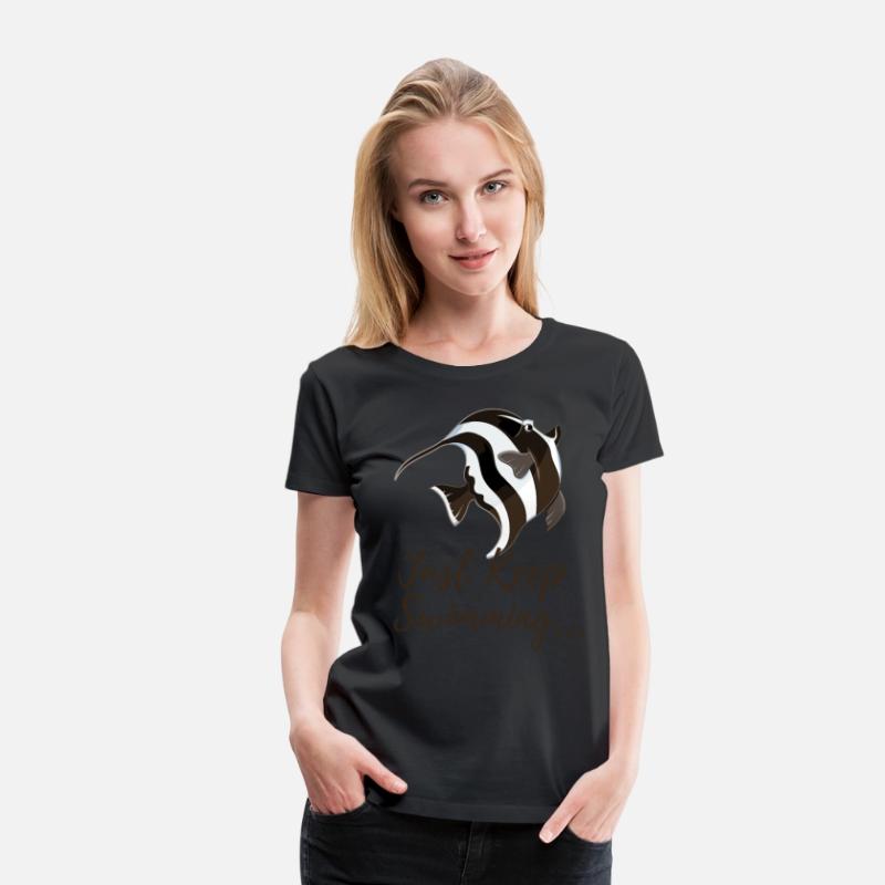 Just Keep Swimming Motivational T-shirt