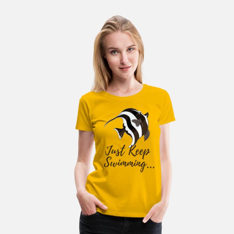 Just Keep Swimming Motivational T-shirt