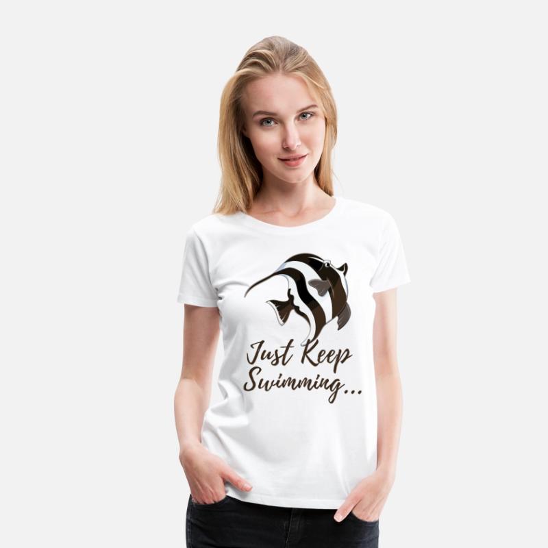 Just Keep Swimming Motivational T-shirt