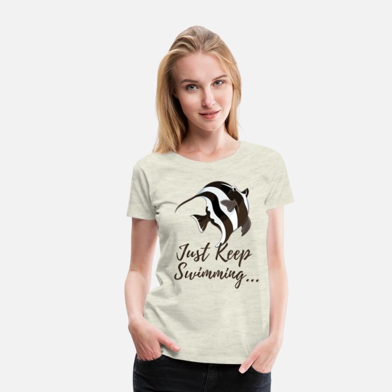 Just Keep Swimming Motivational T-shirt