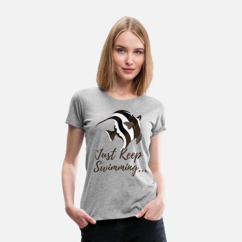 Just Keep Swimming Motivational T-shirt