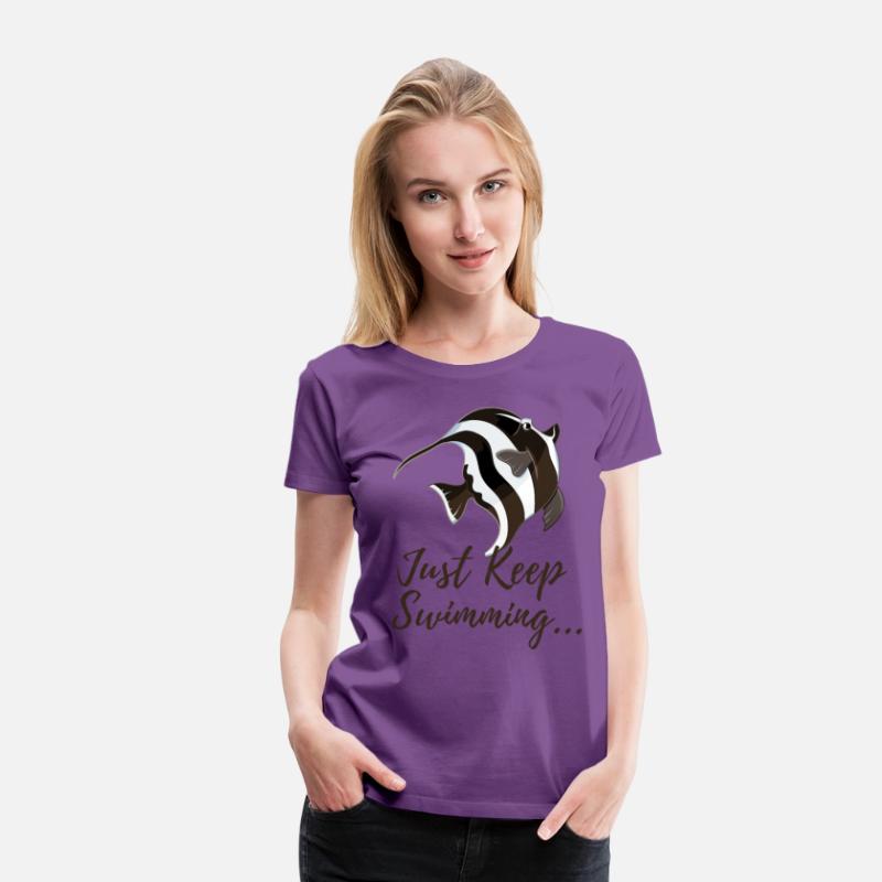 Just Keep Swimming Motivational T-shirt