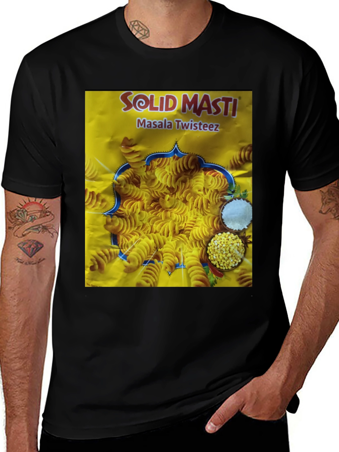 Solid Masti Masala Twisteez T-Shirt