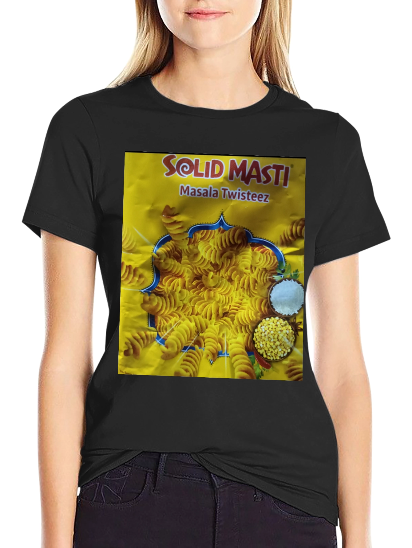 Solid Masti Masala Twisteez T-Shirt