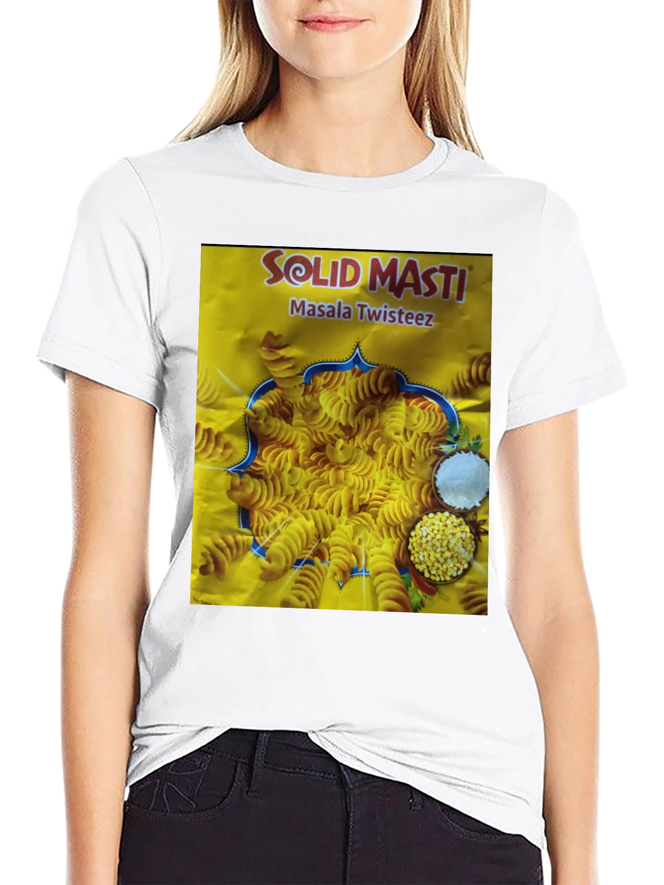 Solid Masti Masala Twisteez T-Shirt