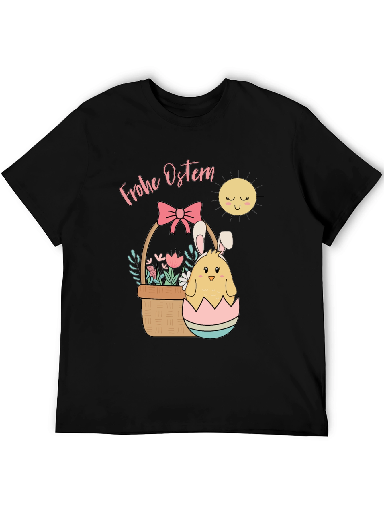 Frohe Ostern Easter Chick Tee