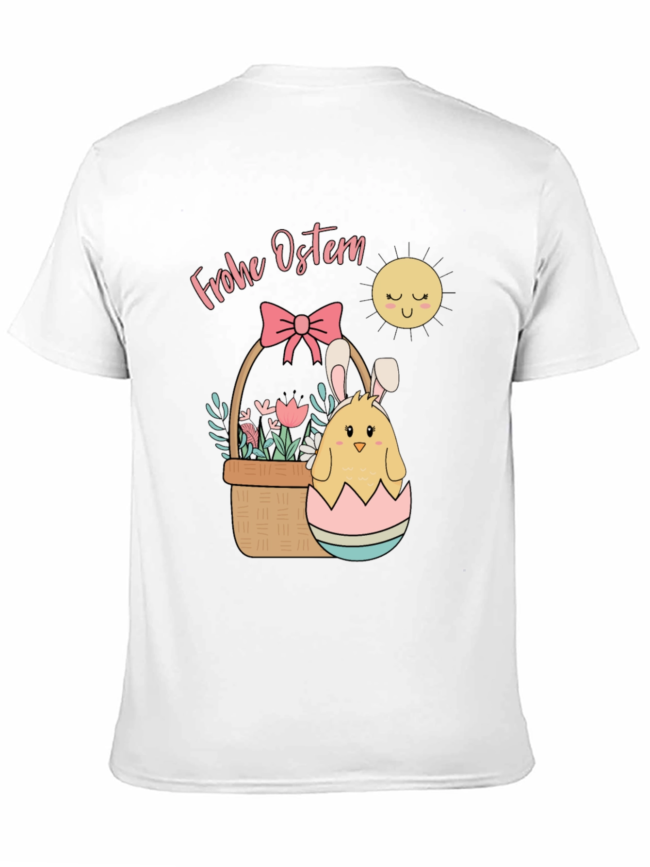 Frohe Ostern Easter Chick Tee