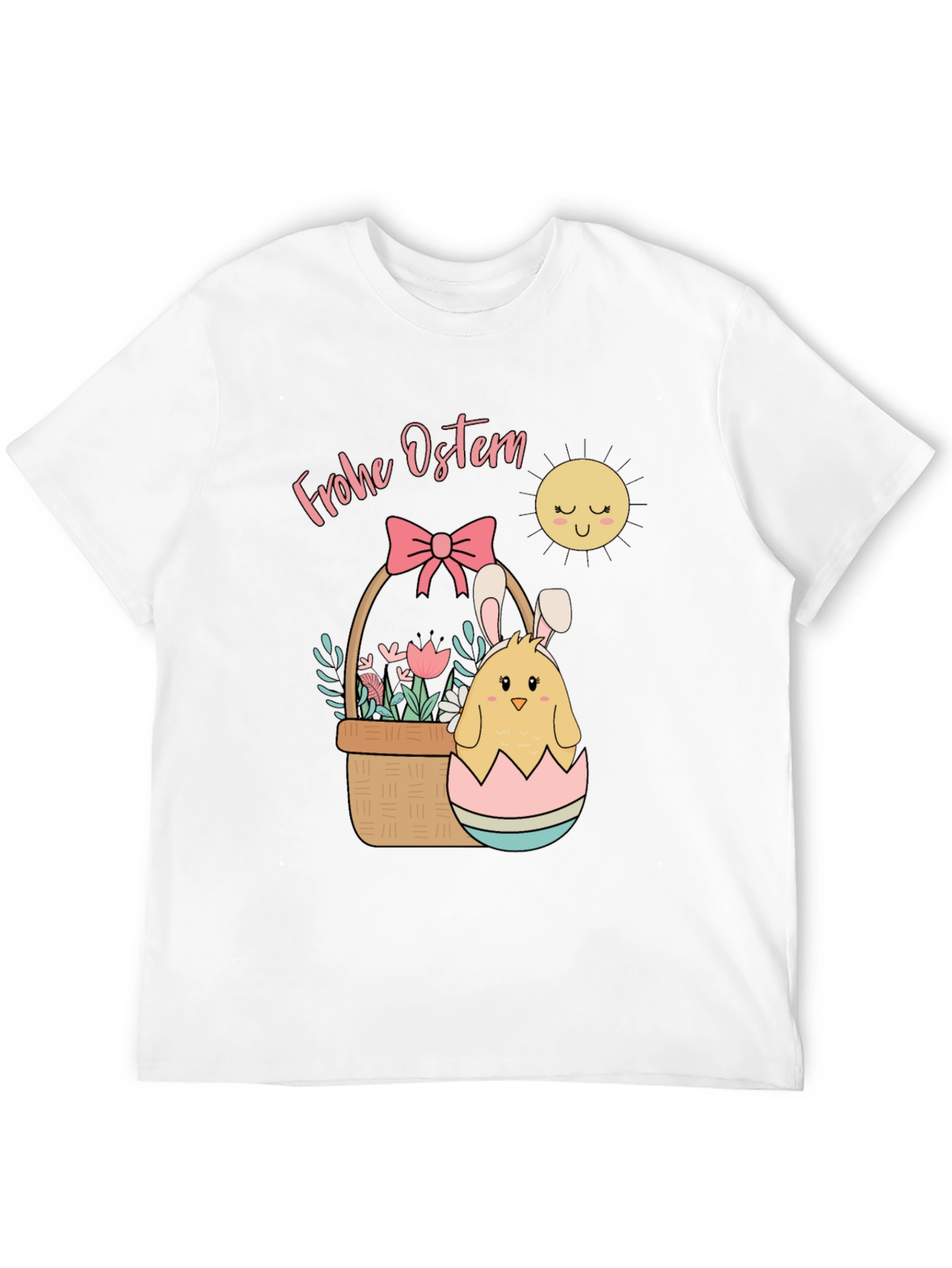 Frohe Ostern Easter Chick Tee