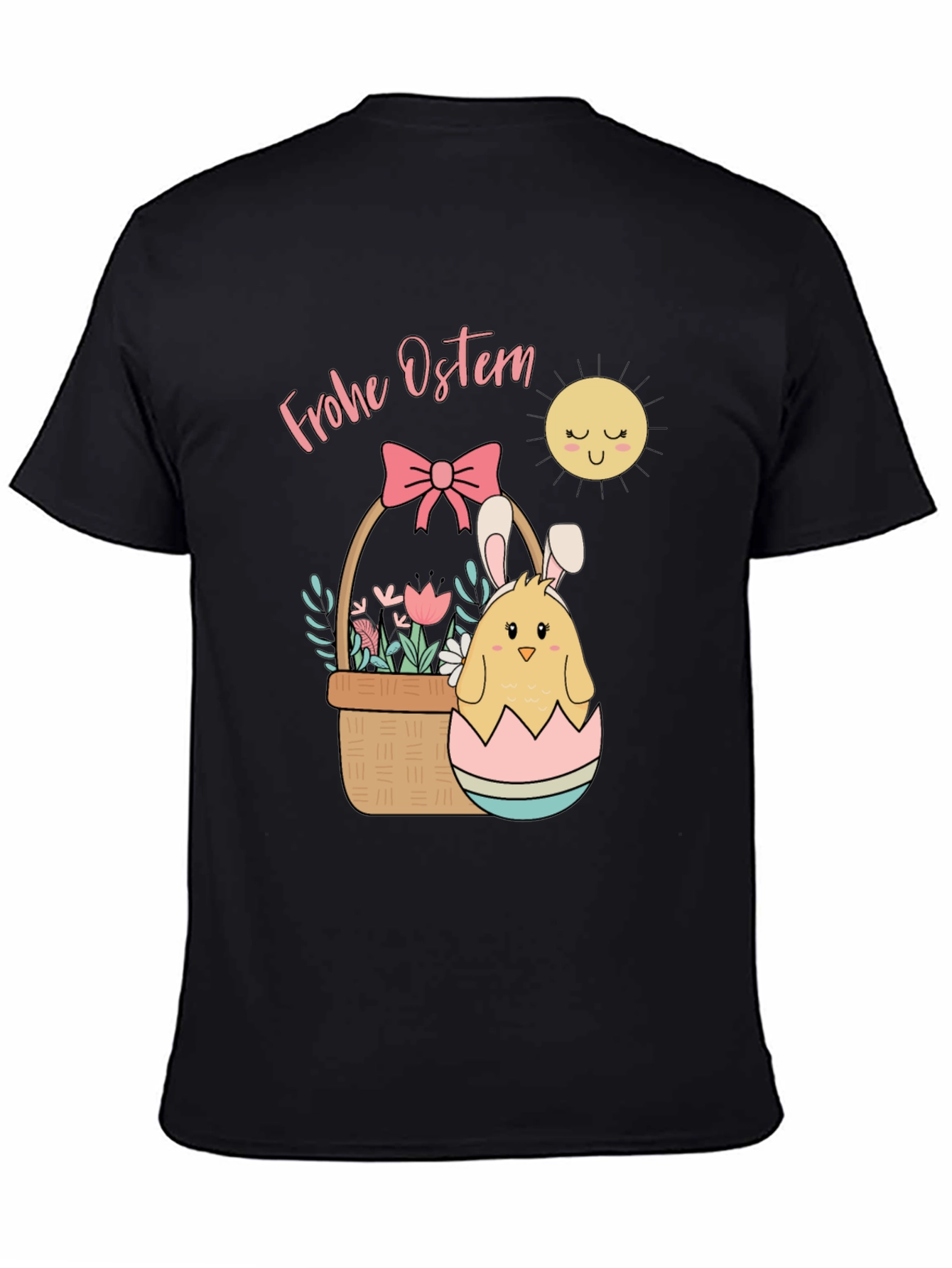 Frohe Ostern Easter Chick Tee