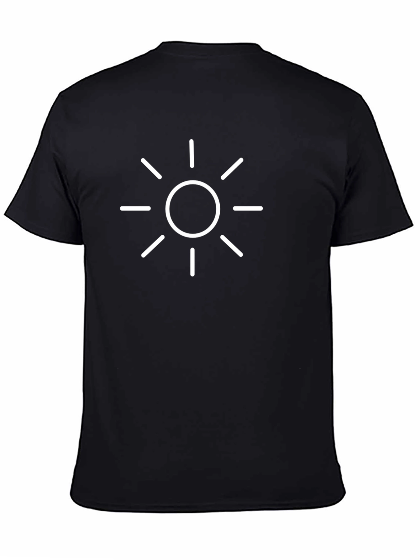 Radiant Sun Graphic Tee - Black