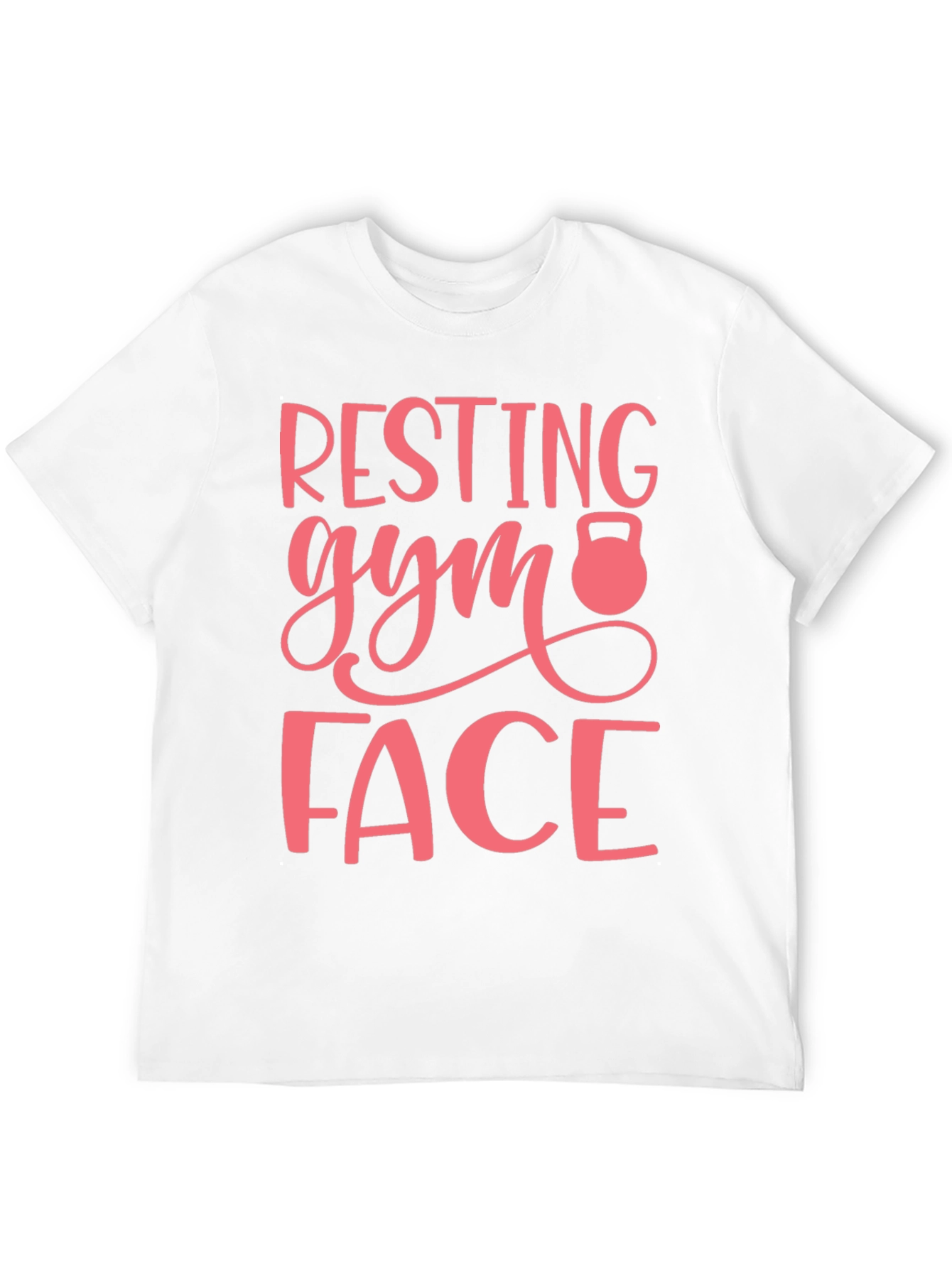 Resting Gym Face Graphic T-Shirt