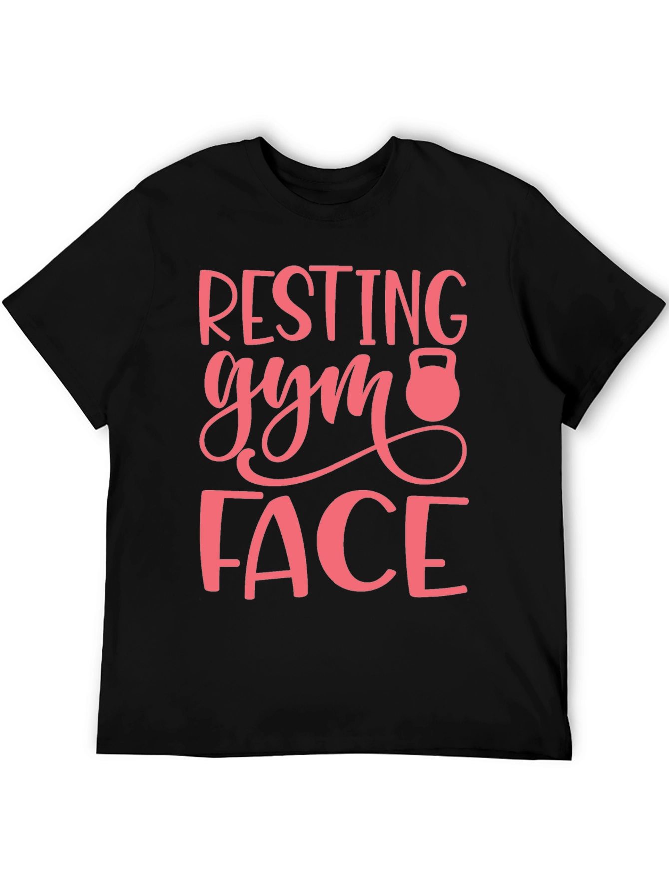 Resting Gym Face Graphic T-Shirt