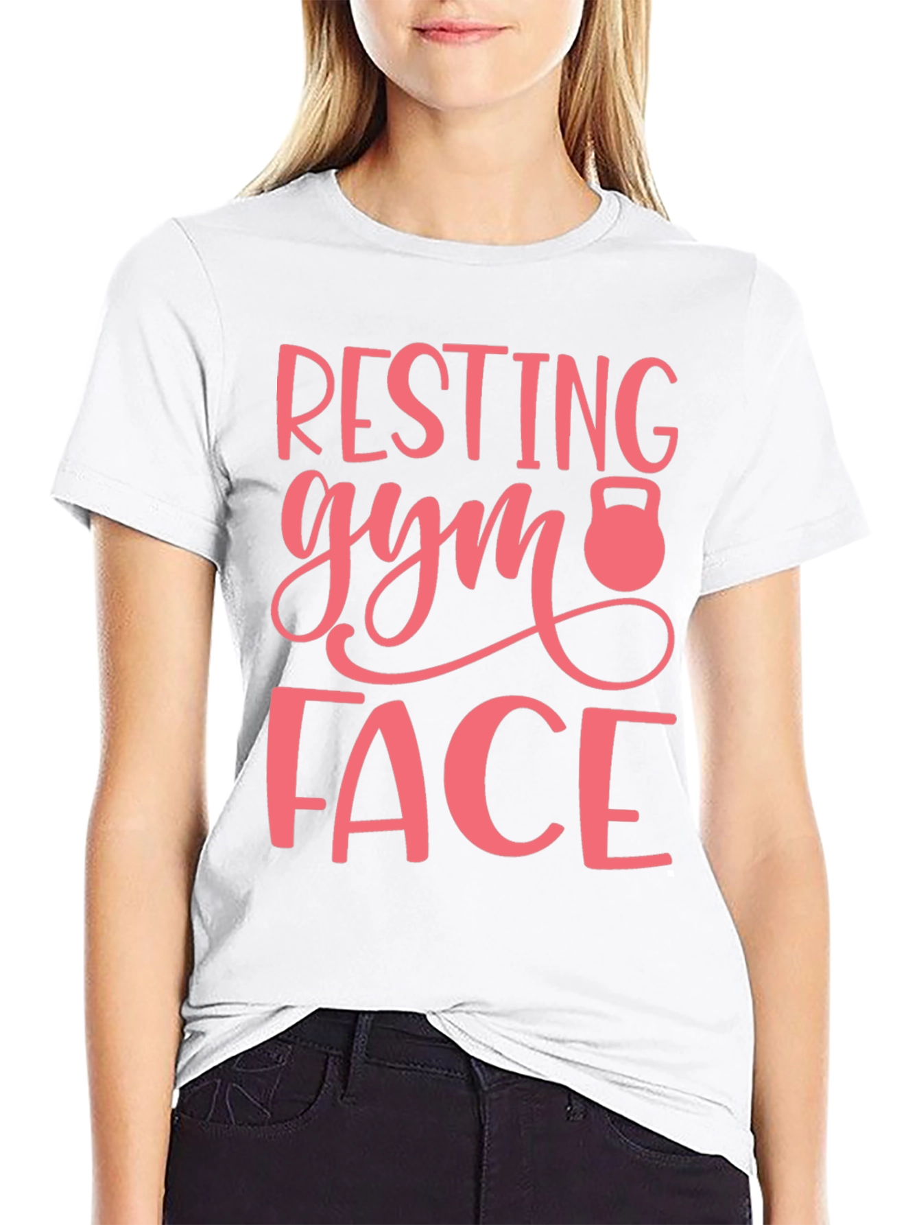 Resting Gym Face Graphic T-Shirt
