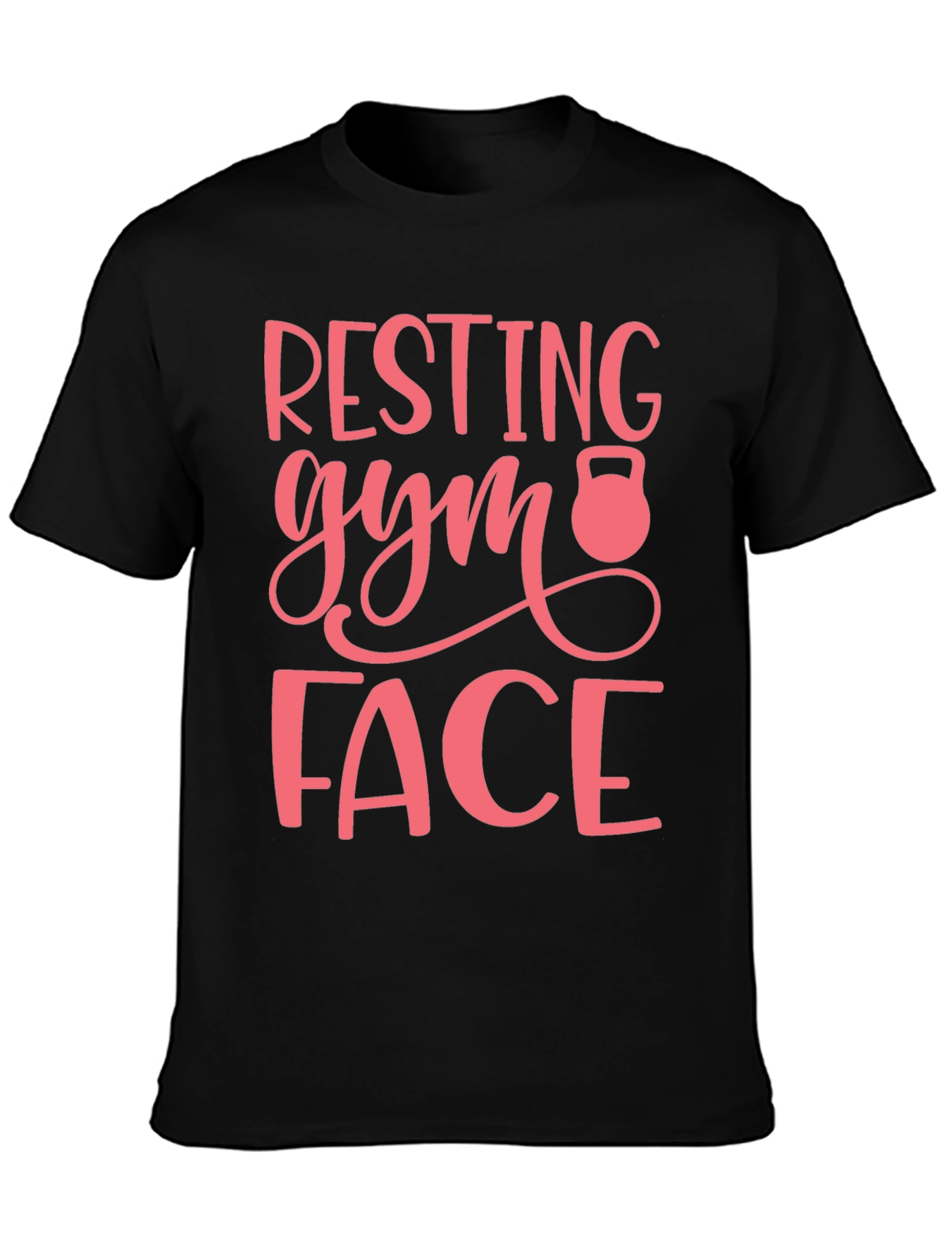 Resting Gym Face Graphic T-Shirt