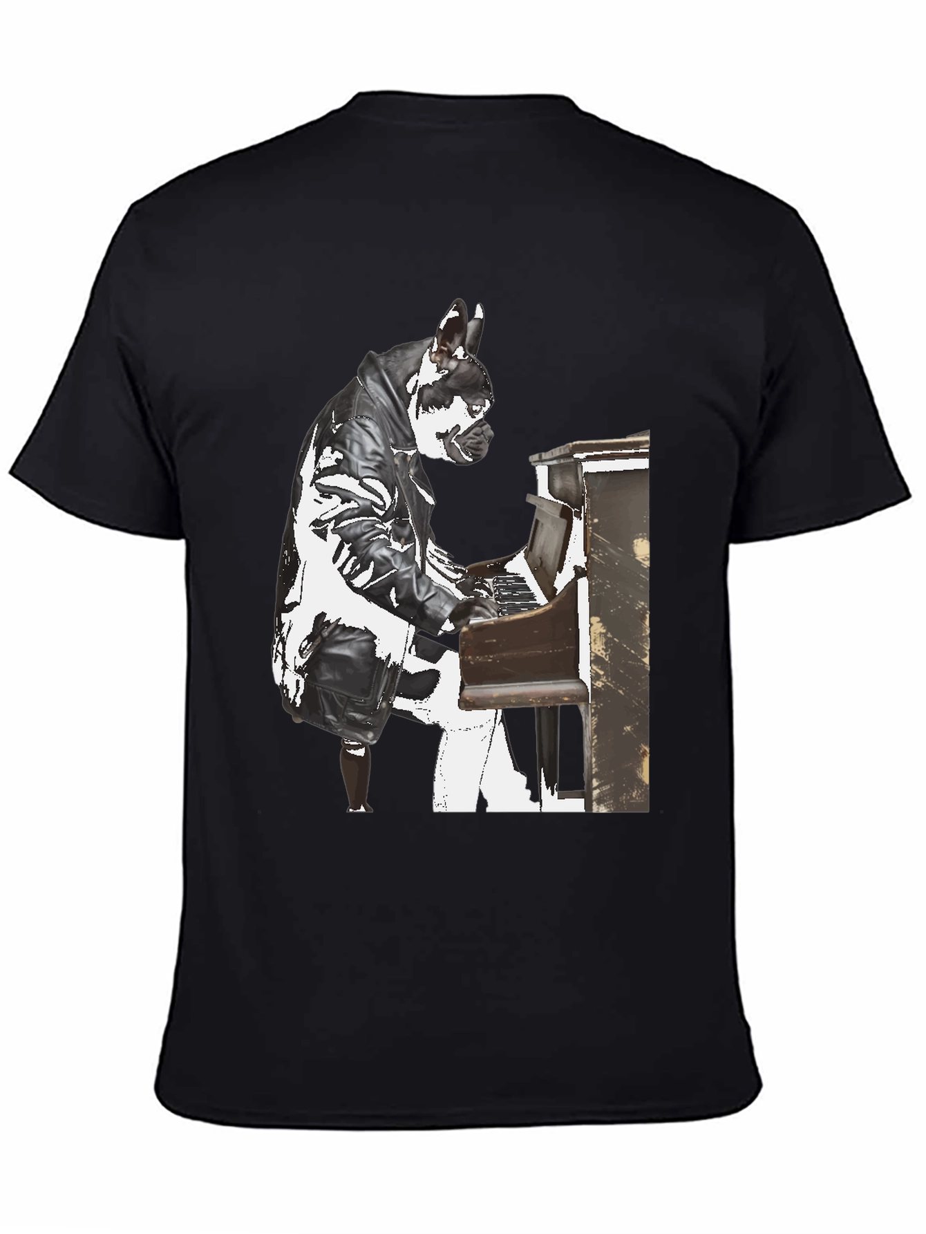 Piano Dog T-Shirt - Quirky Style