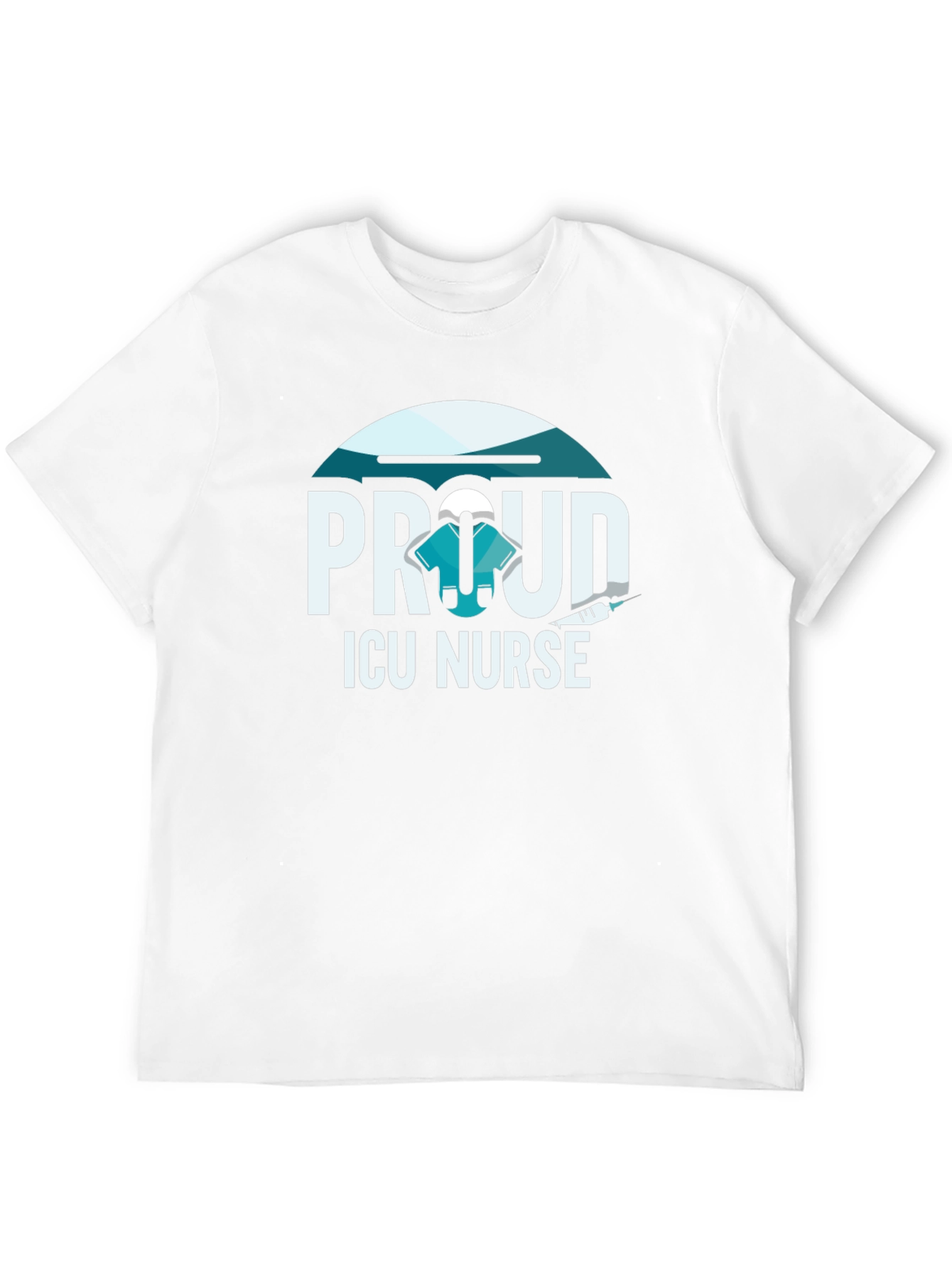 Proud ICU Nurse T-Shirt - Black Graphic Tee