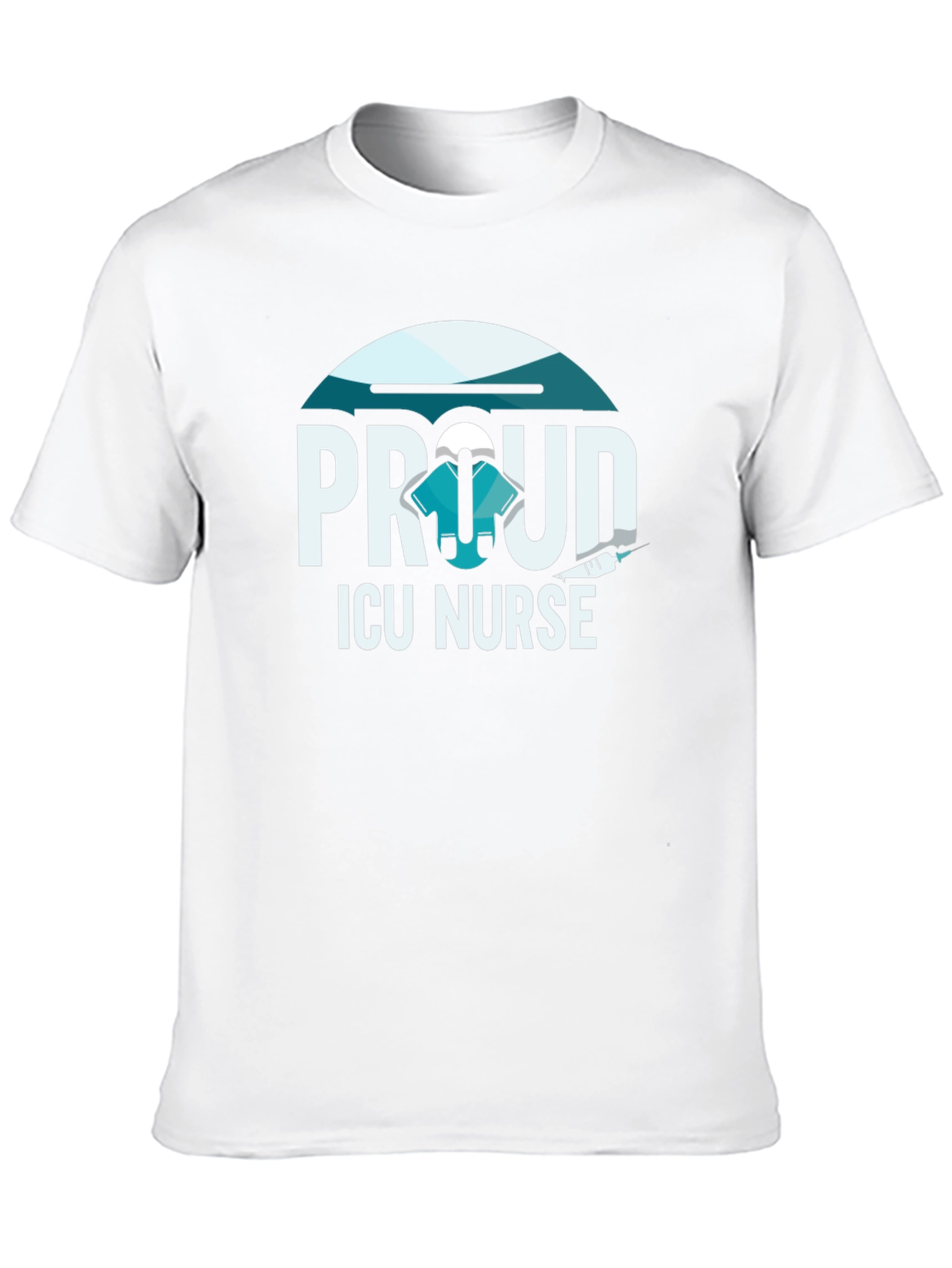 Proud ICU Nurse T-Shirt - Black Graphic Tee