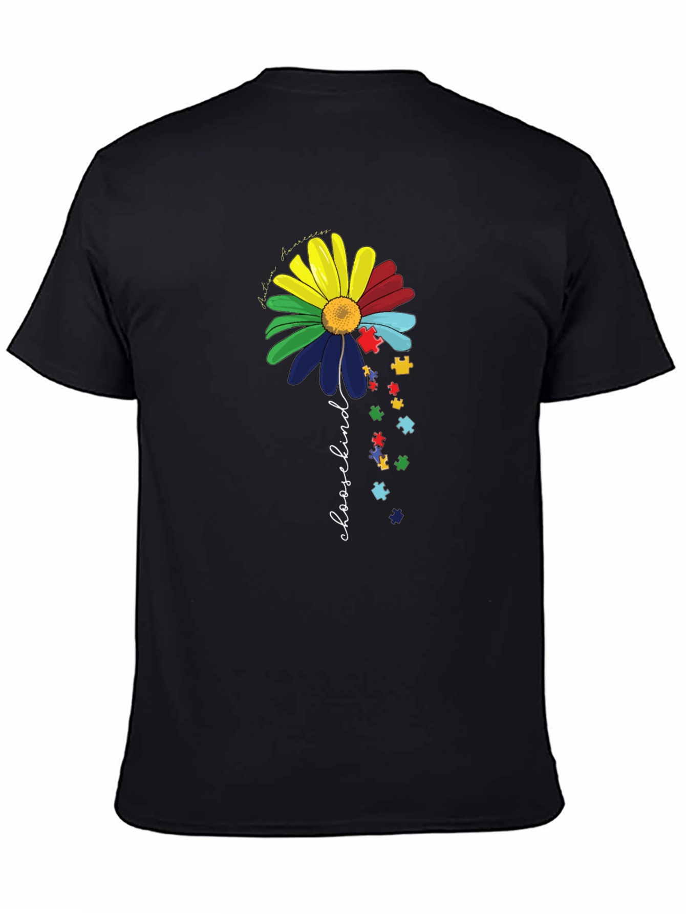 Choose Kind Autism Awareness Daisy T-Shirt