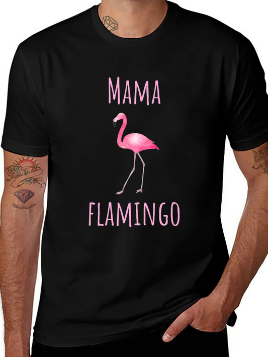 Mama Flamingo Graphic T-Shirt