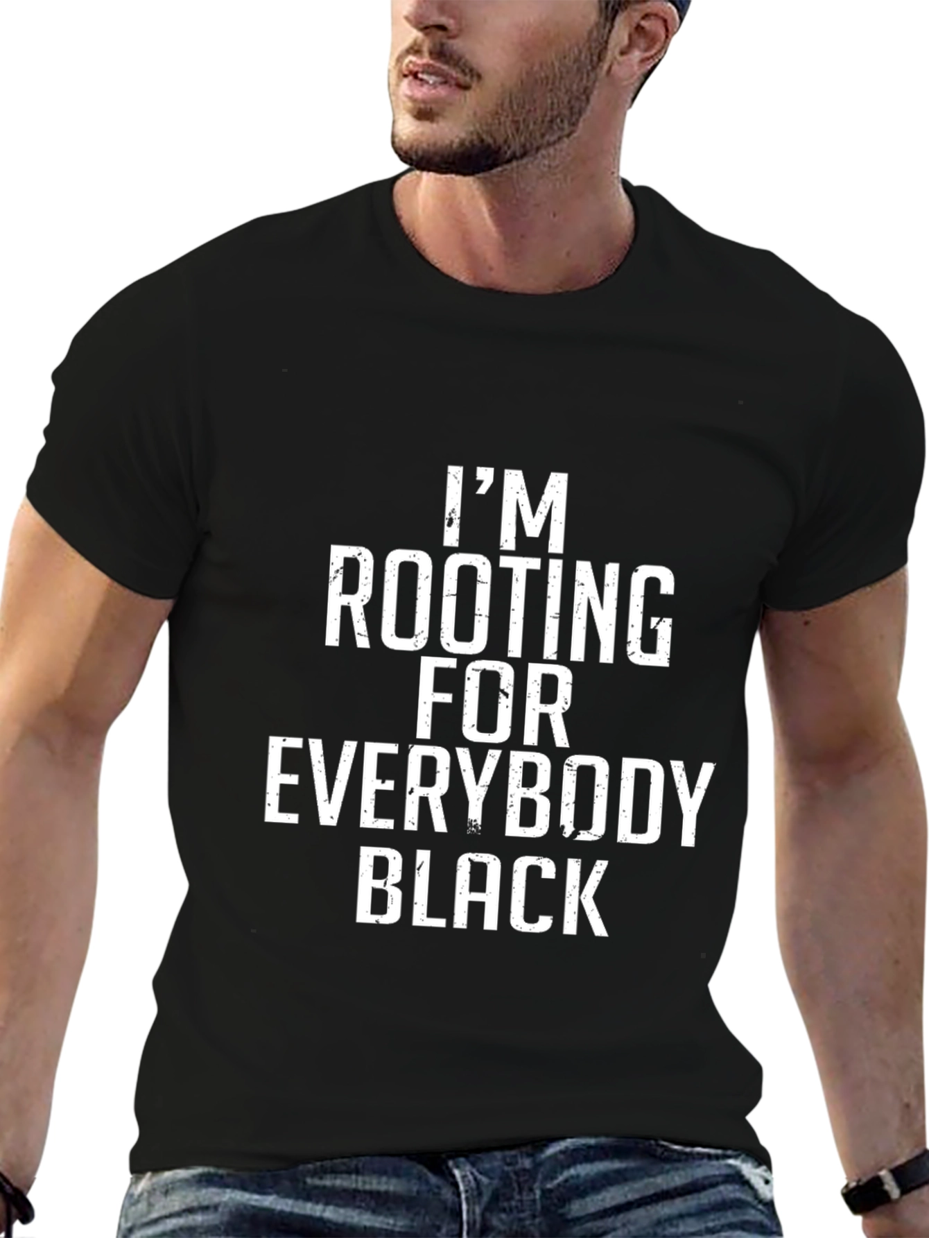 Im Rooting For Everybody Black T-Shirt