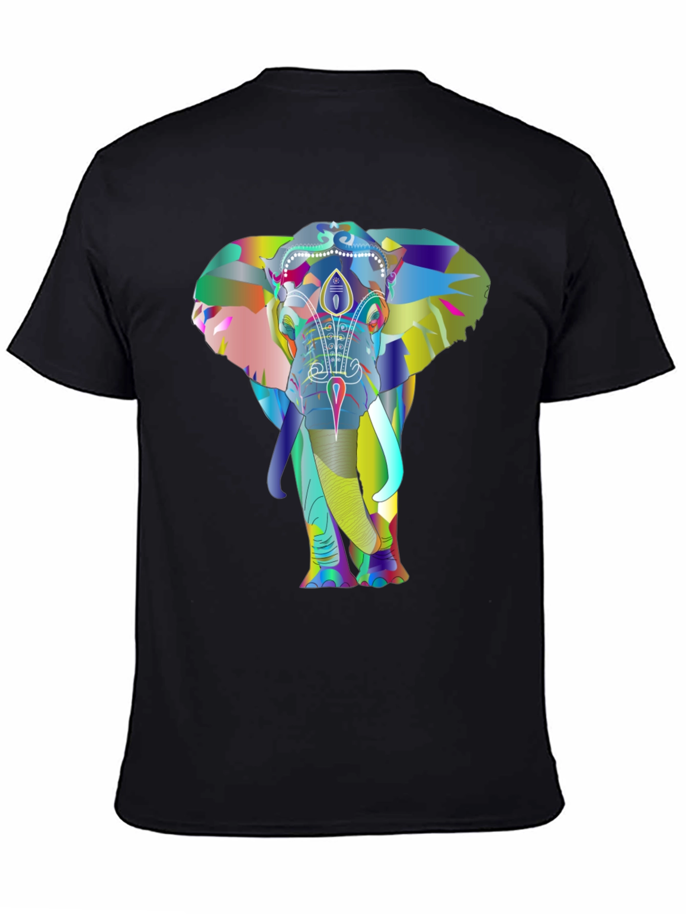 Elephant Graphic Print Tee - Unique Design