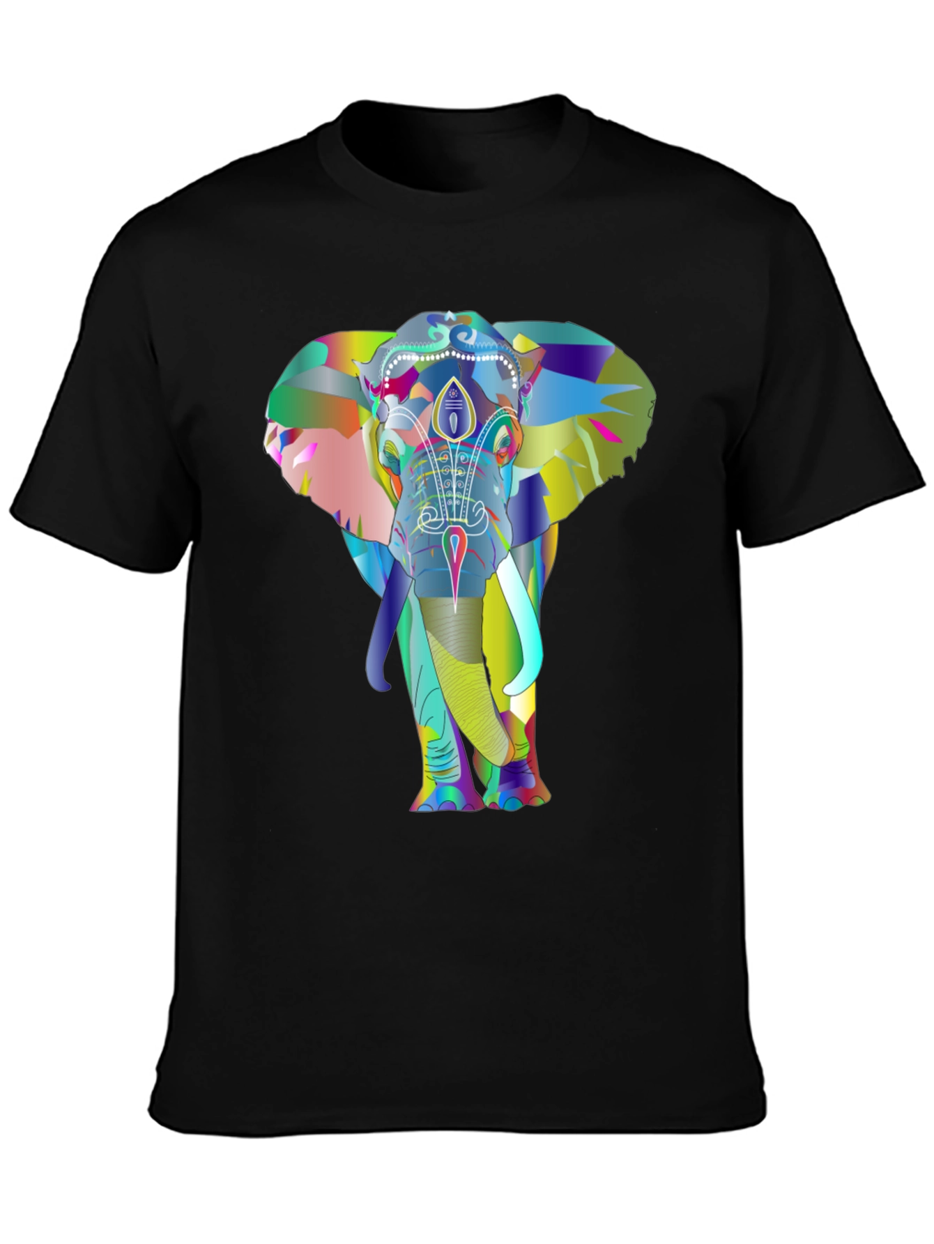 Elephant Graphic Print Tee - Unique Design