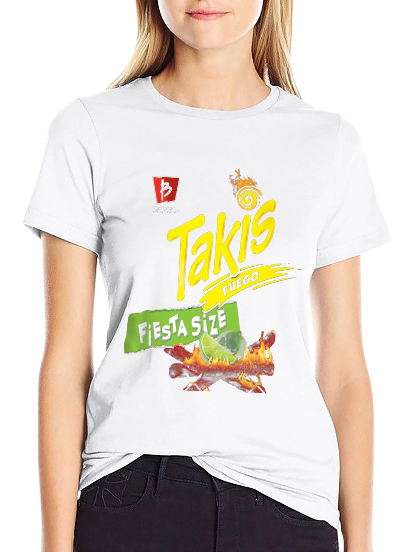 Takis Fuego Fiesta Size Graphic T-Shirt