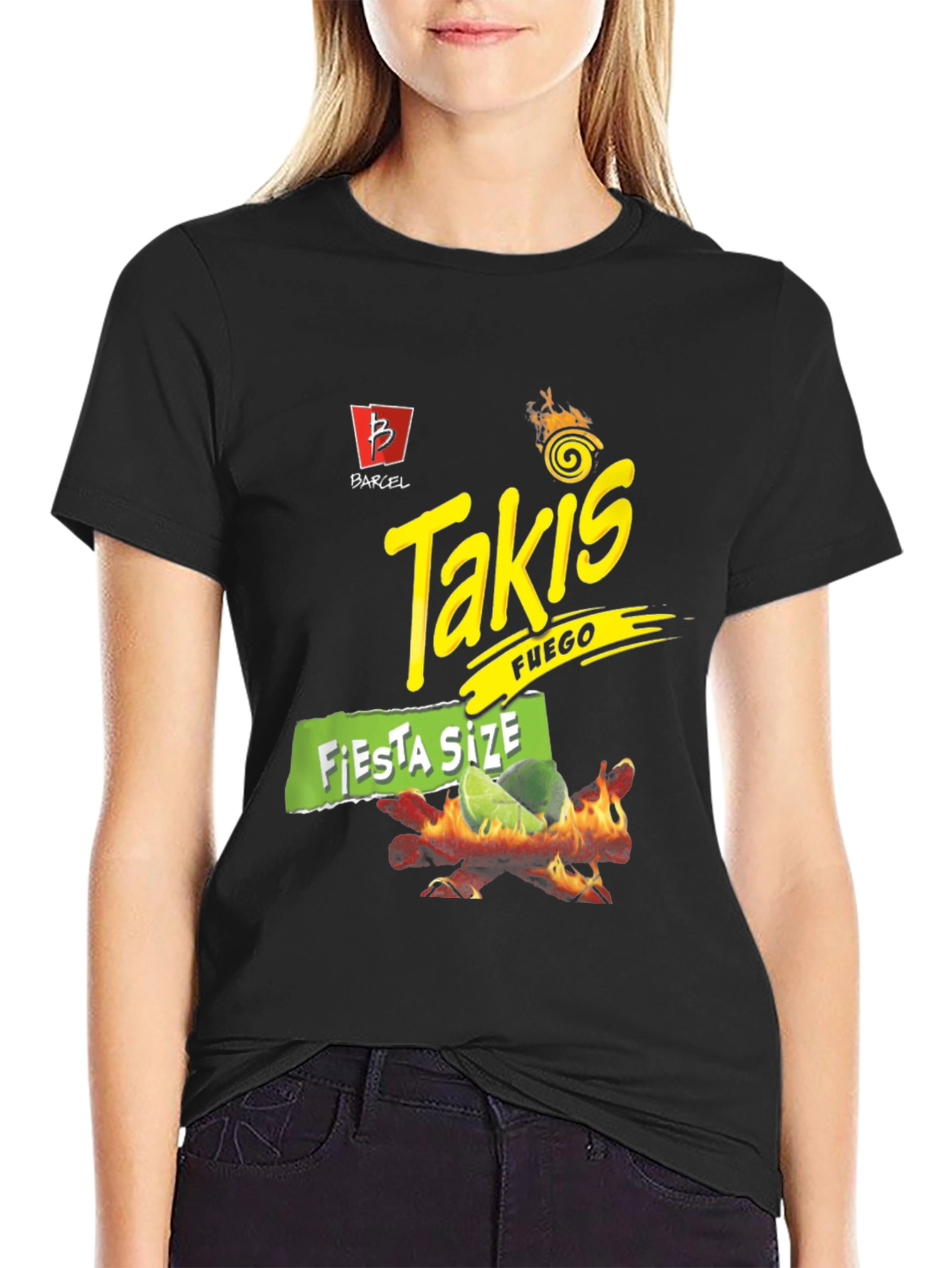 Takis Fuego Fiesta Size Graphic T-Shirt