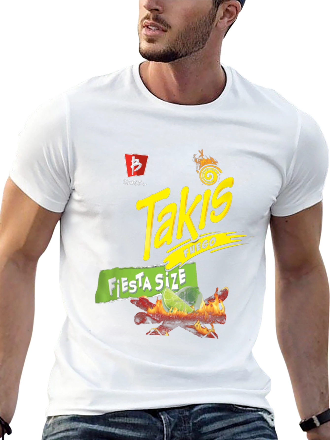 Takis Fuego Fiesta Size Graphic T-Shirt